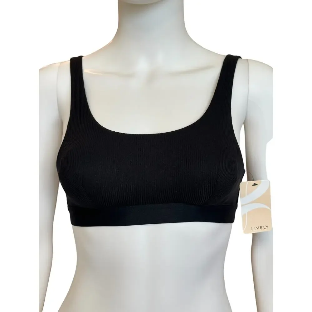 NWT ~ Lively ~ Ribbed Scoop Back Bralette Size XS